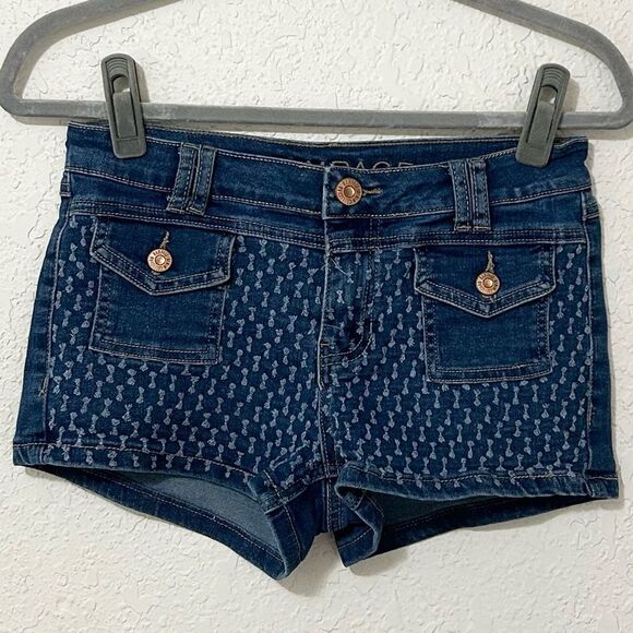Rampage Sofie Mid-rise shorts size 7 - Picture 16 of 16